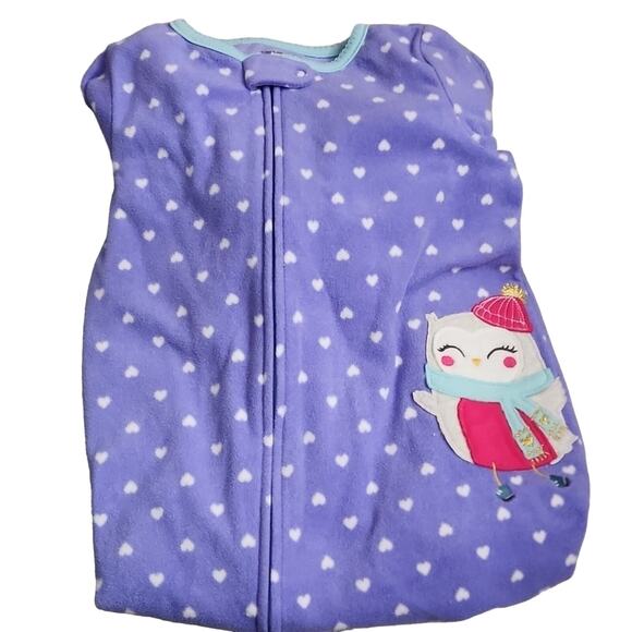 Carter's Sleep and Play Fleece Zip One Pieces, 2pc, 24M - Picture 3 of 6